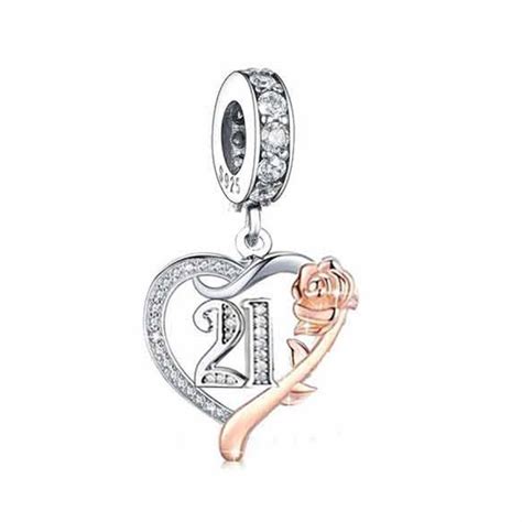 21st Birthday Pandora Charm Etsy