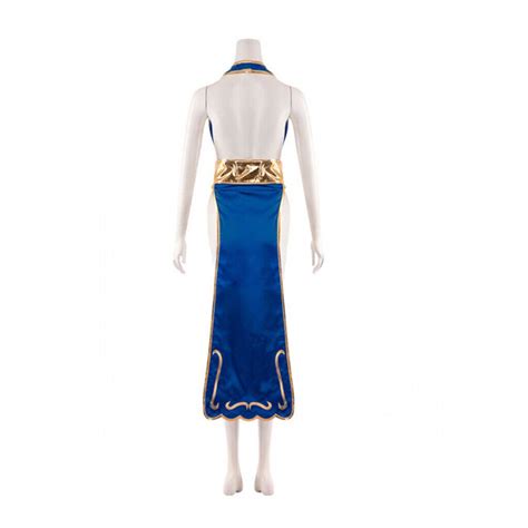 Adult Chun Li Cosplay Costume Dress Women Outfit Cheongsam Halloween Party Set Ebay