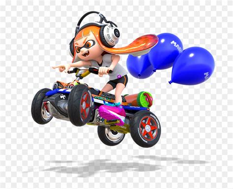 Race Anytime, Anywhere - Inkling Girl Mario Kart 8 Deluxe, HD Png ...