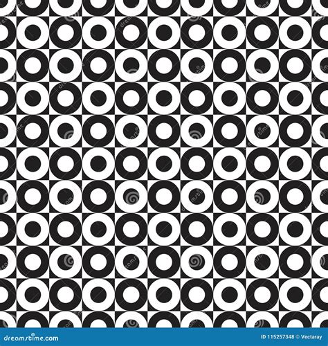 Seamless Abstract Geometric Circle Dot Pattern Background Texture Stock