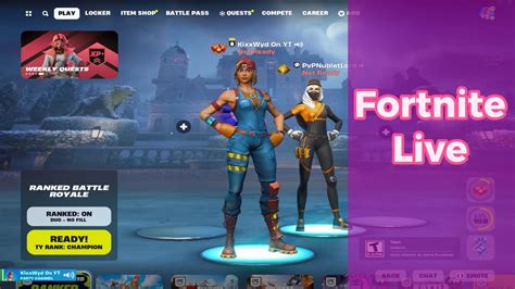 Fortnite Live Fncs Warm Up Youtube