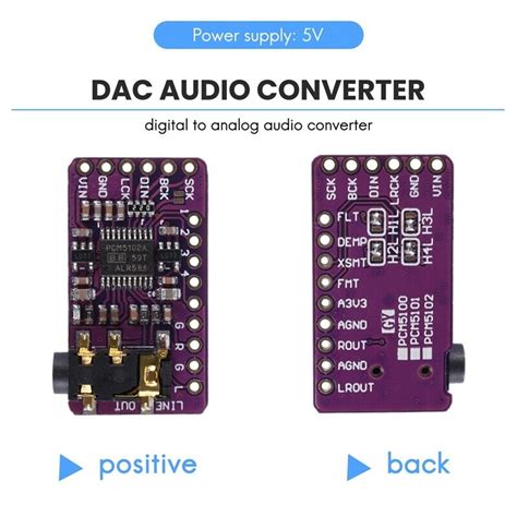 Pcm I S Iis Digital Audio Dac Decoder Module Stereo Dac Ebay