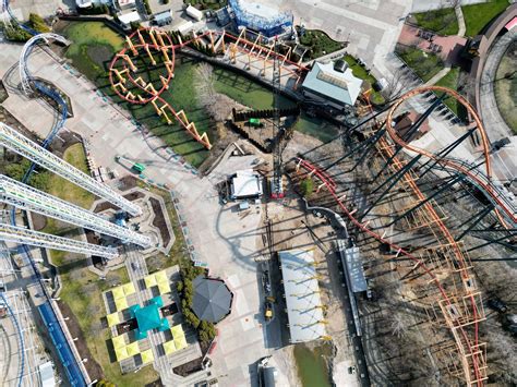 Top Thrill Dragster Cedar Point A Better View Of Potential Footer