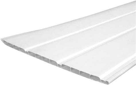 5m Length X 300mm White Plastic Soffit Board UPVC Hollow Soffit