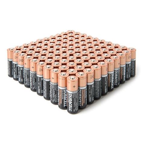 Duracell Duralock Copper Top Alkaline Aa Batteries 100 Pack Tanga