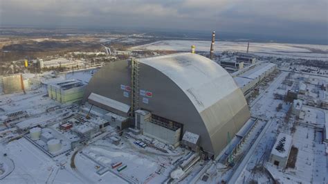 Tschernobyl Der Sarkophag Ist Ber Dem Reaktor Tschernobyl