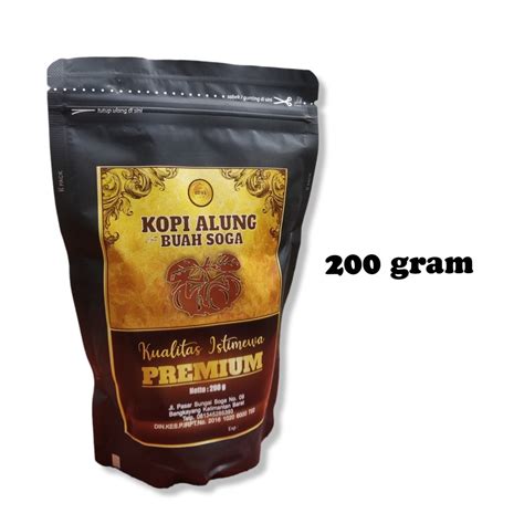 Jual Kopi Bubuk Premium Cap Buah Soga Gr Khas Kalimantan Shopee