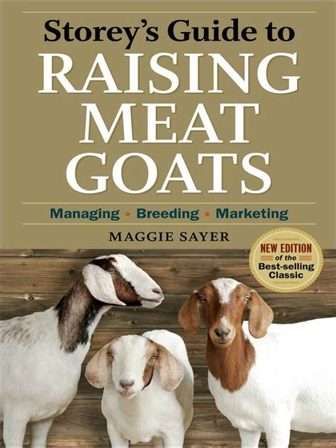 Storeys Guide To Raising Meat Goats 2nd Edition Ebook Goat Care