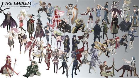 Fire Emblem Awakening - All Characters Wallpaper by jadefiresaph on DeviantArt