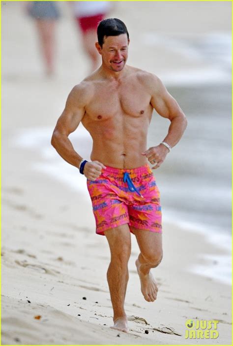 Shirtless Mark Wahlberg Looks Ripped At Age See His New Beach