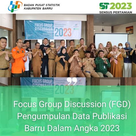 Bps Barru Adakan Fgd Penyusunan Publikasi Barru Dalam Angka