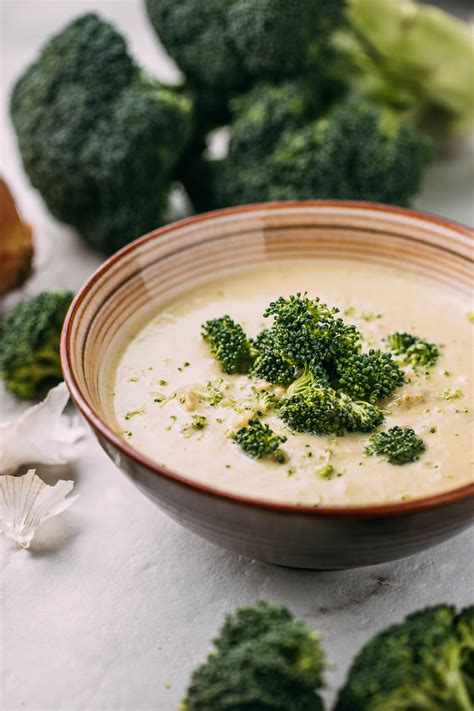 Minute Cream Of Broccoli Soup Dairy Gluten Free Recipe Veeg