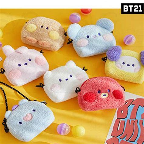 Sam Bts Bt Plush Bag Coin Purse Shoulder Bag Cute Card Bag Gift For