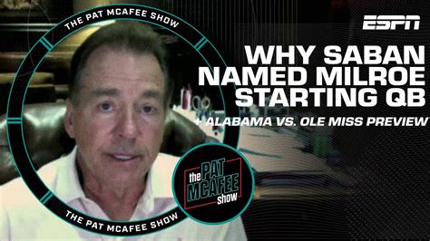 Nick Saban Explains Why He Named Jalen Milroe Alabama S Starting QB