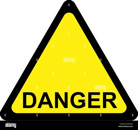 warning sign  danger symbol stock photo alamy