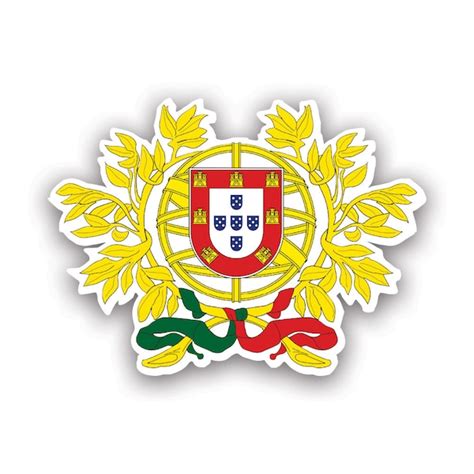 Portugal Coat Of Arms Sticker Etsy