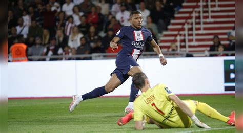 Goles Psg Vs Ajaccio Por Ligue De Francia Doblete De Kylian