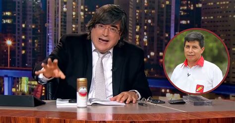 Jaime Bayly Ante Posible Triunfo De Pedro Castillo “me Temo Lo Peor