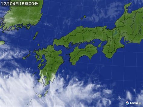 過去の気象衛星西日本2023年12月04日 日本気象協会 Tenkijp