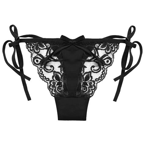 Ozmmyan Sexy Underwear For Women Plus Size Lace Sheer Lingerie Panties