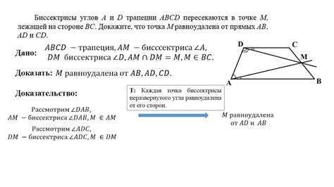 ОГЭ 2020 Математика Задание 25 Точка пересечения биссектрис в трапеции ...
