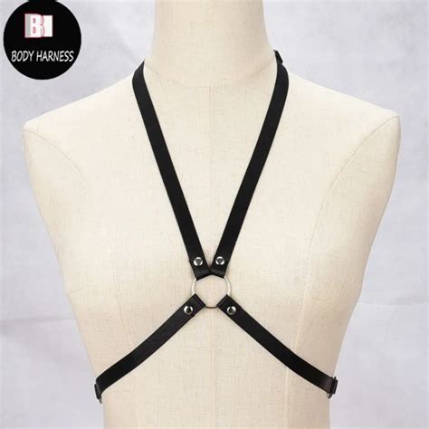 Black Body Harness Fetish Wear Bondage Lingerie Harness Crop Top Erotic