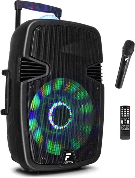 Fenton Ft Jb Aktivni Zvo Nik Karaoke Led Lightshow Mikrofon Bt