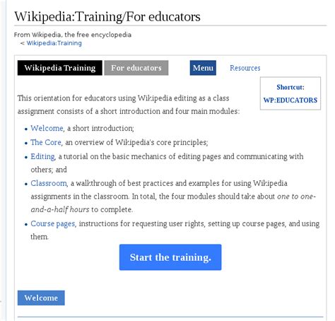 training  educators wiki education