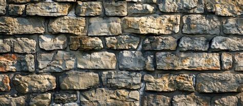 Premium Photo Closeup Weathered Stone Brick Wall Textured Background