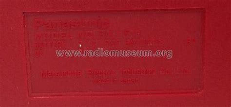 FM-AM-FM Stereo Dual Cassette Recorder RX-F11 Radio Panasonic ...