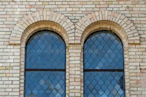 Vintage Arched Brick Windows Stock Photos Free Royalty Free