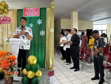 Masyarakat ASN Hadiri Ibadah Pra Natal Yang Digelar Di Kantor Dinas