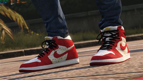 Supreme Jordan 1s GTA 5 Mod