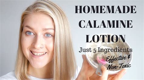 5 Ingredient Diy Calamine Lotion And Powder Homemade Calamine Lotion Youtube