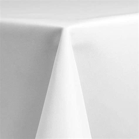 polyester white total table