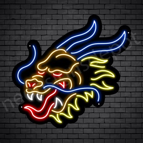 Dragon Blue Pyre Neon Sign Neon Signs Depot