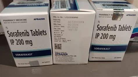 Sorafikast Sorafenib 200 Mg Nexavar At Rs 3781 Bottle Sorafenib