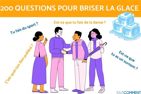 Questions Pour Briser La Glace