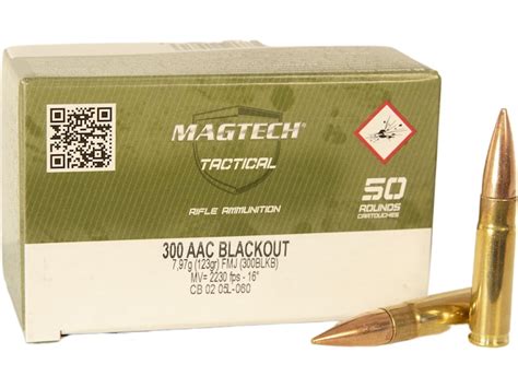 Magtech First Defense Ammunition Aac Blackout Grain Full Metal