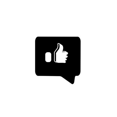 Premium Vector Thumb Up Like Icon Button