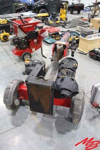 Troy Bilt Ton Log Splitter On Wheels Musser Bros Inc