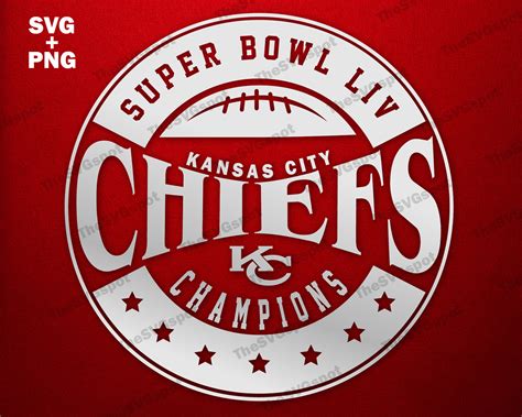 Kc Chiefs Super Bowl Champions Color Svg Cricut Cut Etsy