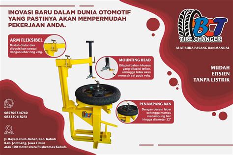 Tire Changer Manual Alat Ganti Ban Manual Original Bct Tire Changer