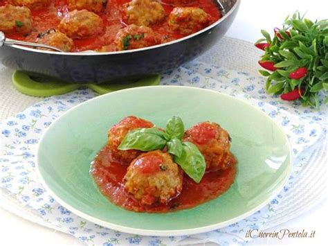 Polpette Di Tonno Fresco Al Sugo Ricetta Il Cuore In Pentola