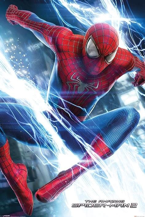 The Amazing Spider Man 2 Rise Of Electro Leap Poster Plakat