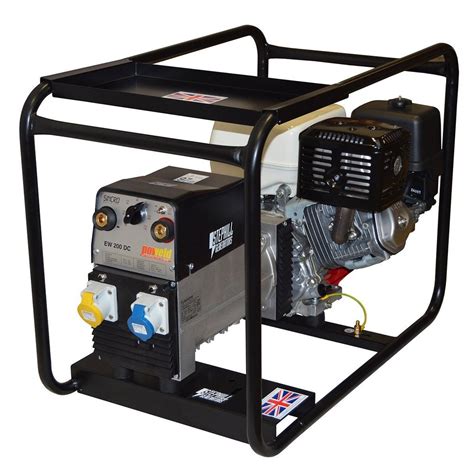 Single Phase 5 Kva Honda Gx270 Welding Generator With 4kva Power Output