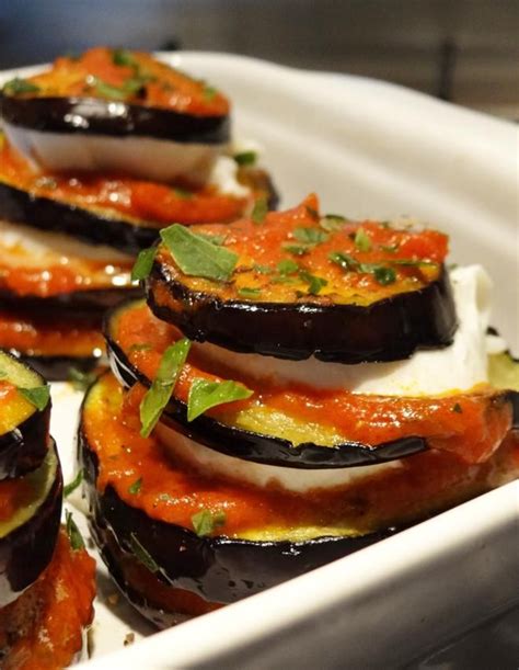 Aubergines grillées tomates et mozzarella gourmandiz be Recept