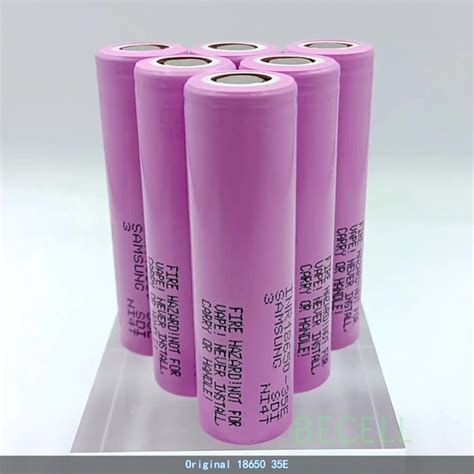 Sam 100 Original Inr18650 35e 3 6v 3500mah Rechargeable Lithium Ion