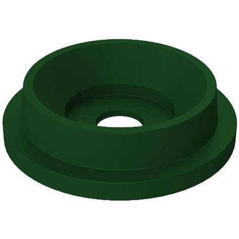 55 Gallon Drum Green Plastic Funnel Top Recycling Lid | 5" Opening