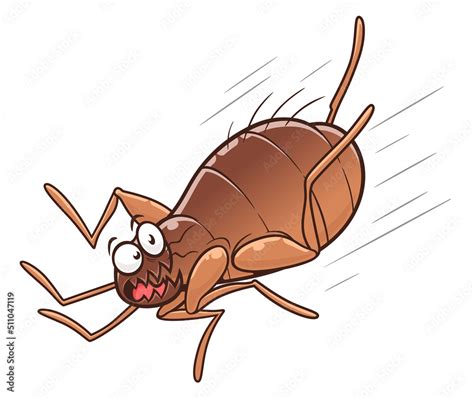 Cartoon Vector Illustration Flea Biting On Stock Vector 48 Off